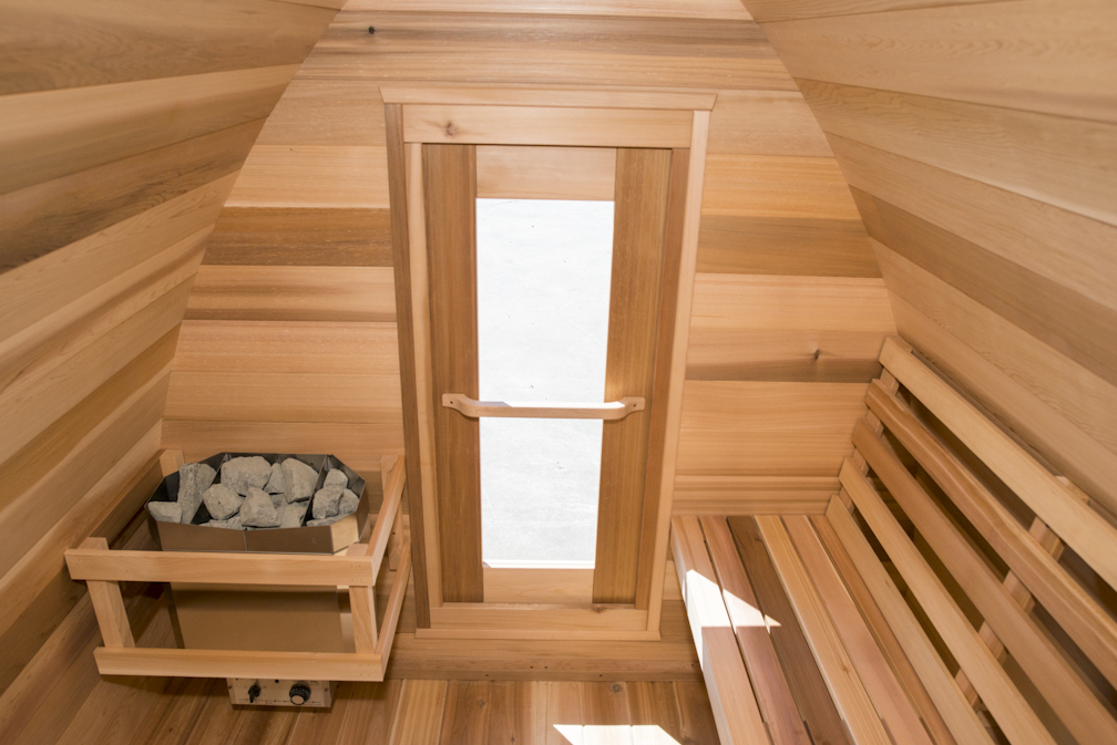 Pod sauna red cedar